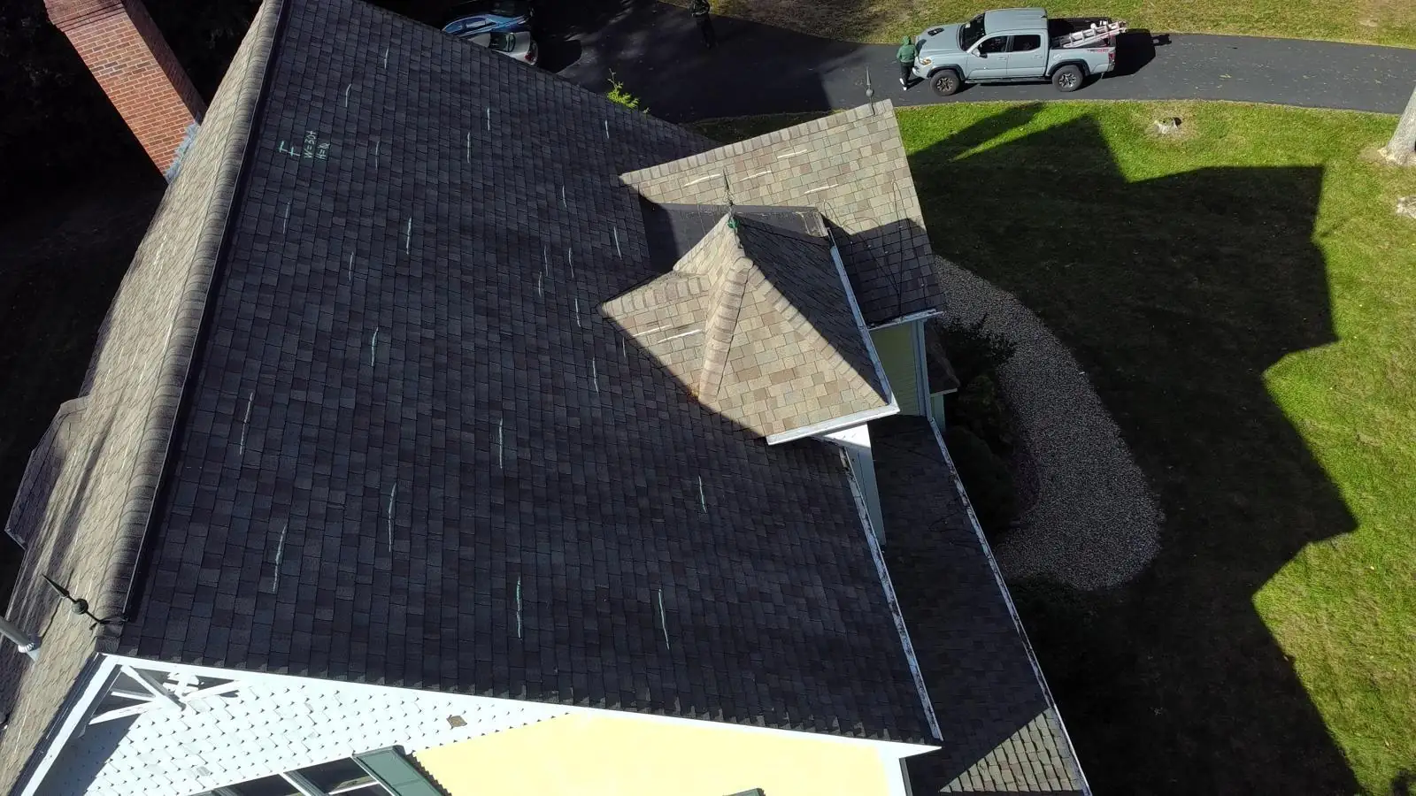 Drone roof inspection